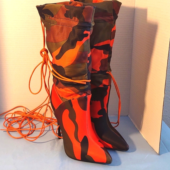 Camouflage Mid-calf Boots - Picture 4 of 5